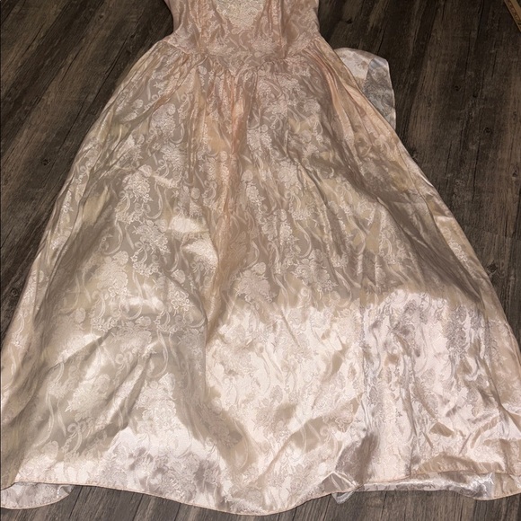 Vintage Gunne Sax woman’s light pink strapless dress - size 11/12 - Picture 3 of 8